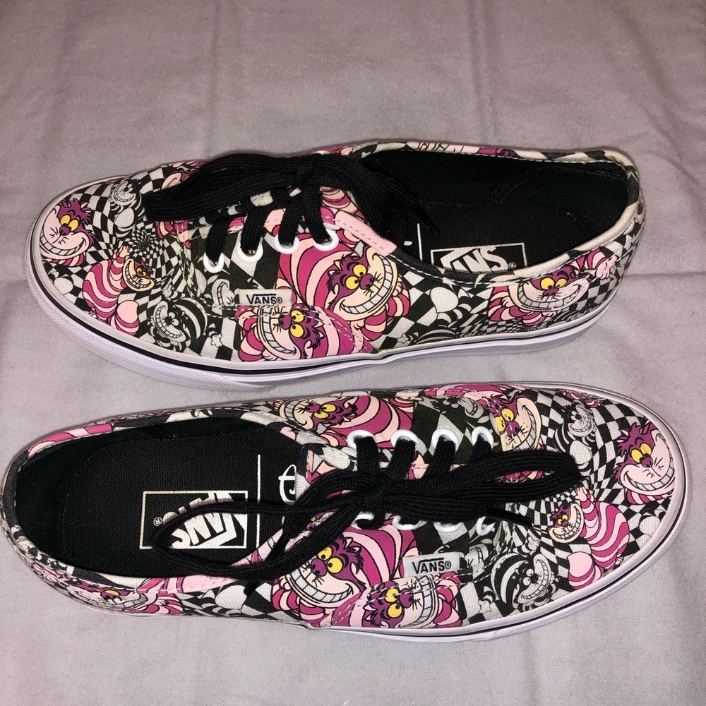 Disney Cheshire Cat Vans